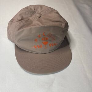 AS Colour Surf snap back hat-Tan with Orange images New With out tags